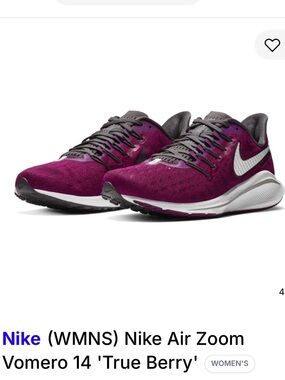 Nike Women's Running Shoes in Berry with Gray Accents